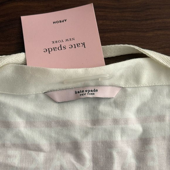 Kate Spade Pink and White Striped Eat Cake for Breakfast Apron - Picture 4 of 5